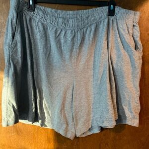 3x Sport Grey Hanes Shorts With Elastic Waist And Draw String